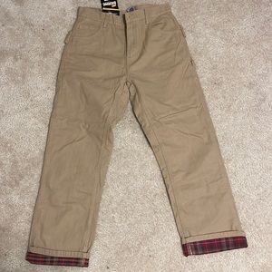 Washed Duck Flannel Lined Carpenter 32x32